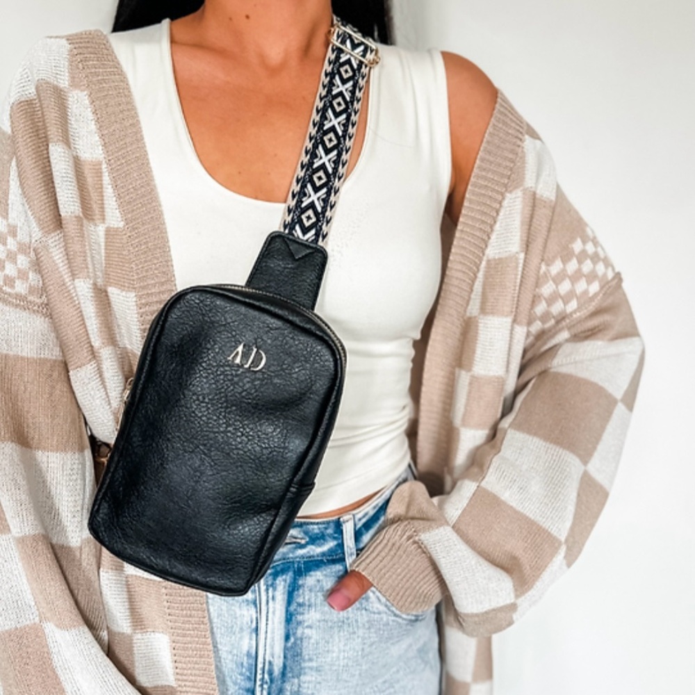 NWOT Black Crossbody Bag by the Aesthetic Dollar